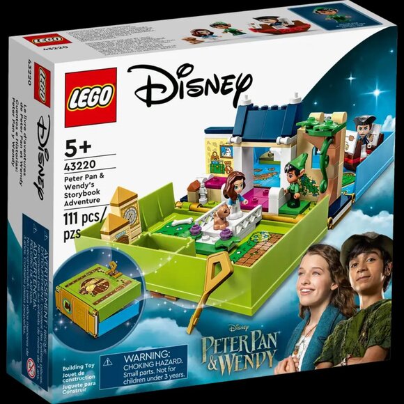 RETIRED Disney LEGO: Peter Pan & Wendy's Storybook Adventure (43220) NEW - Picture 1 of 9